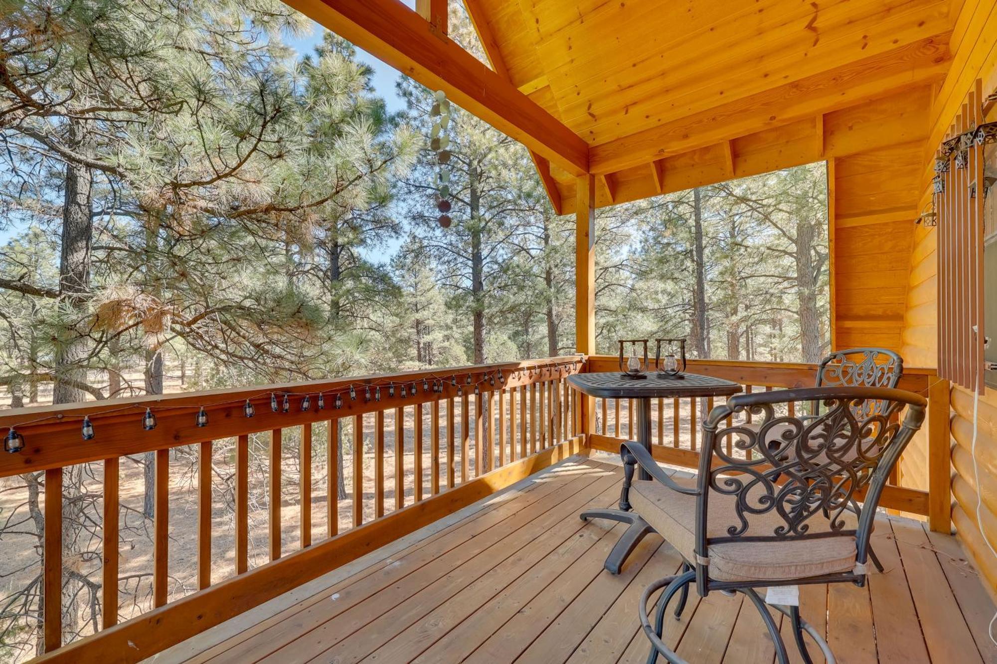 Dog-Friendly Nutrioso Cabin With Wraparound Porch! Exterior foto